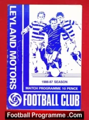 Leyland Motors v Congleton Town 1986
