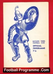 Matlock Town v Buxton 1972