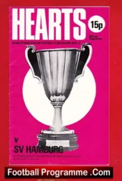 Heart Of Midlothian v SV Hamburg 1976 – ECWC