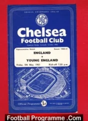 England v Young England 1961 – Representative Match at Chelsea