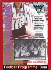 Dunfermline Athletic v Bolton Wanderers 1995 – Friendly