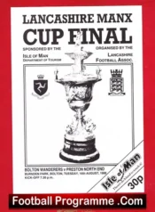 Preston North End v Bolton Wanderers 1988 – Isle Of Man IOM