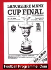 Preston North End v Bolton Wanderers 1988 – Isle Of Man IOM