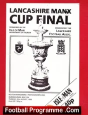 Preston North End v Bolton Wanderers 1990 – Isle Of Man IOM