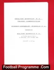 Kirkby Knowsley v Bolton 1990 – Schoolboys – Boys
