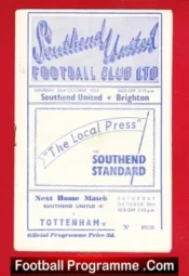 Southend United v Brighton 1954
