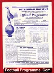 Tottenham Hotspur v Portsmouth 1952