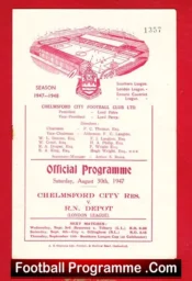 Chelmsford City v Royal Navy Depot 1947 – Reserves Match