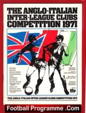 Sampdoria v Huddersfield Town 1971 – Anglo Italian Inter League