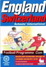 England v Switzerland 1994 – Schoolboys at Wembley