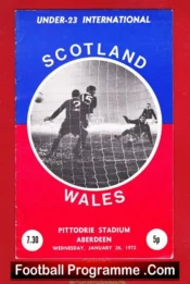 Scotland v Wales 1972 – Under 23 International at Aberdeen