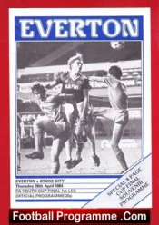 Everton v Stoke City 1984 – FA Youth Cup Final