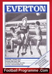 Everton v Stoke City 1984 – Youth Cup Final