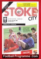 Stoke City v Everton 1984 – Youth Cup Final second Leg