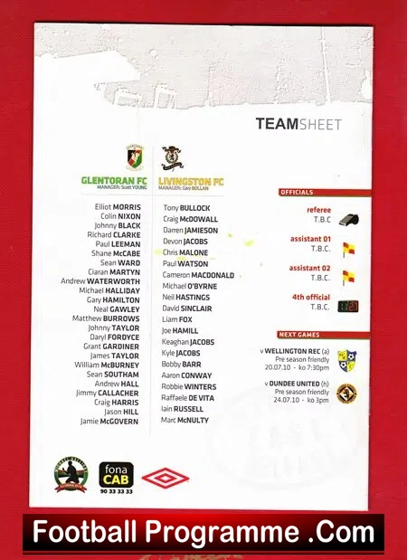 Michael Halliday Testimonial Benefit Match Glentoran 2010 Signed - Image 3