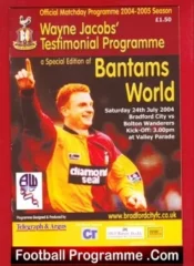Wayne Jacobs Testimonial Benefit Match Bradford City 2004