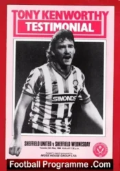 Tony Kenworthy Testimonial Benefit Game Sheffield United 1986
