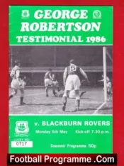 George Robertson Testimonial Benefit Match Plymouth Argyle 1986