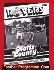 Doncaster Rovers v Notts County 1983 – Friendly Match