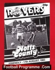Doncaster Rovers v Notts County 1983 – Friendly Match