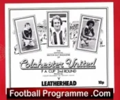 Colchester United v Leatherhead 1978 – FA Cup 2nd Leg
