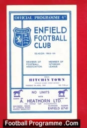 Enfield v Hitchin Town 1964