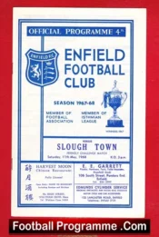 Enfield v Slough Town 1968 – Friendly Match