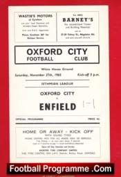 Oxford City v Enfield 1965 – White House Ground