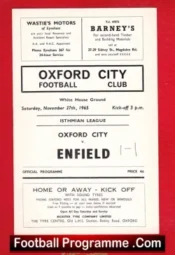 Oxford City v Enfield 1965 – White House Ground