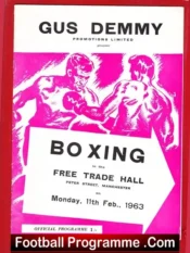 Boxing – Jim Swords v Syd Parkinson 1963 – Manchester