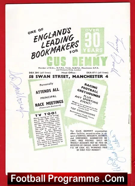 Boxing - Jackie Harwood v Johnny Kramer 1963 - Manchester Signed - Image 5