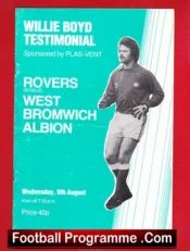 Willie Boyd Testimonial Benefit Match Doncaster Rovers 1984