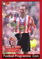 Kevin Ball Testimonial Benefit Match Sunderland 1999 – Signed