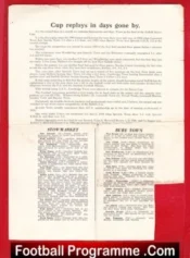 Stowmarket v Bury 1952 – Senior Cup Final REPLAY