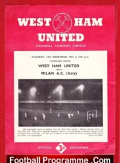 West Ham United v AC Milan 1954 – Floodlight Match
