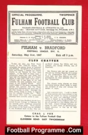 Fulham v Bradford Park Avenue 1947