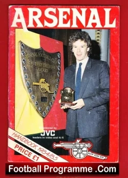 Arsenal Football Supporters Handbook 1984 - 1985 - football memorabilia