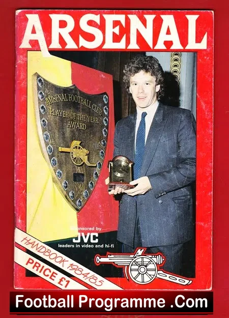 Arsenal Football Supporters Handbook 1984 - 1985 - Image 2