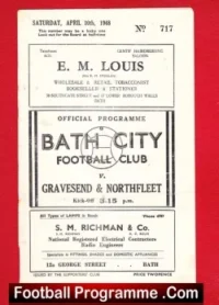 Bath City v Gravesend Northfleet 1948