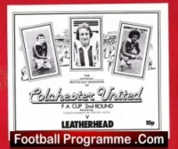 Colchester United v Leatherhead 1978 – FA Cup 2nd Leg