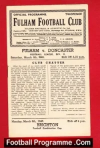 Fulham v Doncaster Rovers 1948