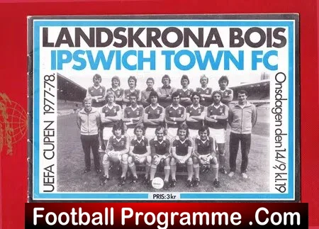 Landskrona Bois v Ipswich Town 1977 - UEFA Cup Sweden - Image 2