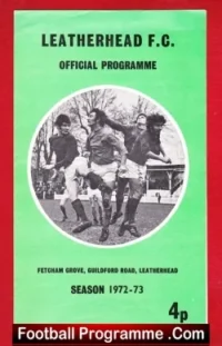 Leatherhead v Enfield 1972
