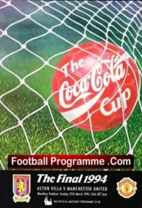 Manchester United v Aston Villa 1994 – League Cup Final