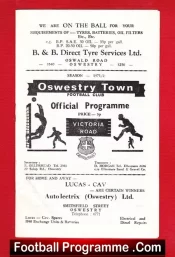 Oswestry Town v New Brighton 1971