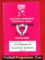 Leatherhead v Dulwich Hamlet 1975 – Surrey Senior Cup Final