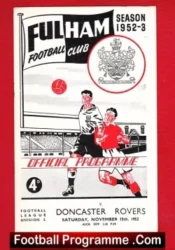 Fulham v Doncaster Rovers 1952