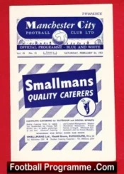 Manchester City v Doncaster Rovers 1951