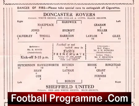 Doncaster Rovers v Notts County 1951 - Image 3