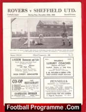 Doncaster Rovers v Sheffield United 1952